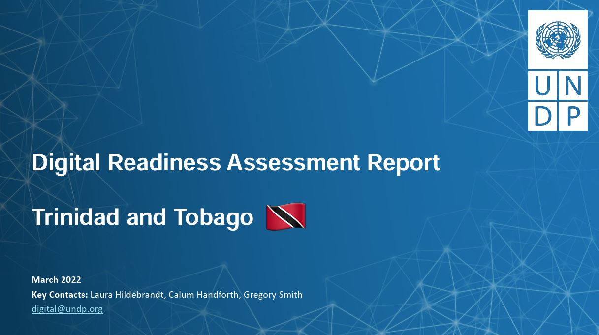 UNDP's Digital Readiness Assessment Report on Trinidad and Tobago