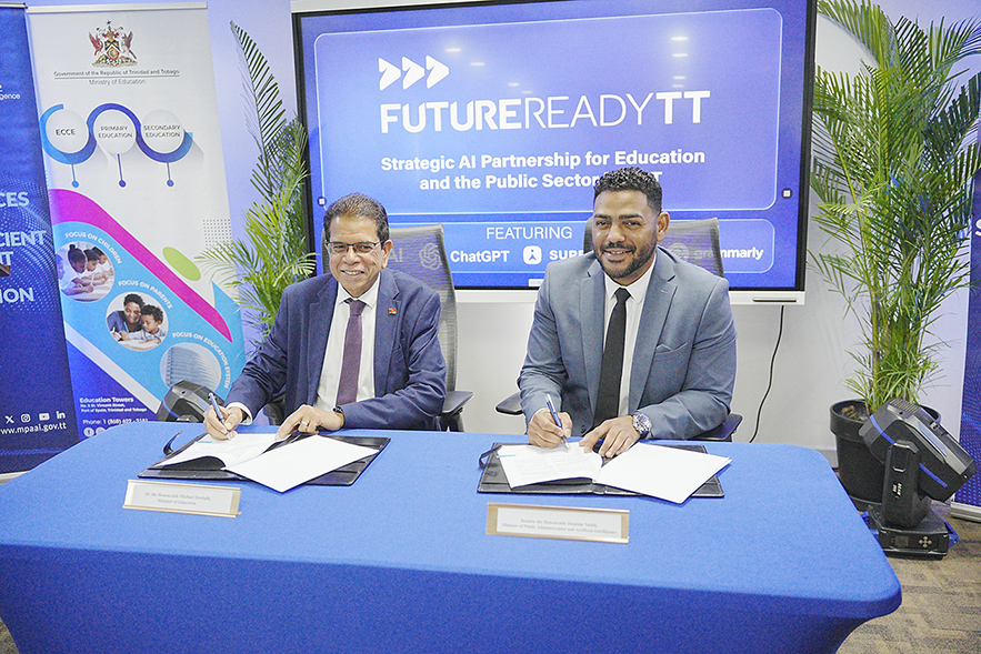 Ministries of Public Administration and Artificial Intelligence and Education Partner on FutureReadyTT Initiative
