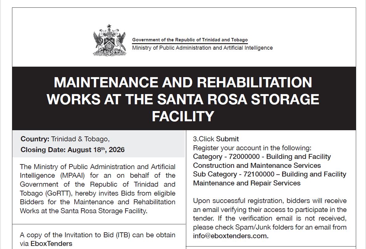 Maintenance and Rehabilitation works at the Santa Rosa Storage Facility