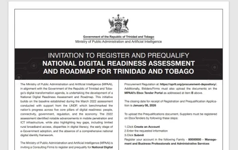 Invitation to Register and Prequalify